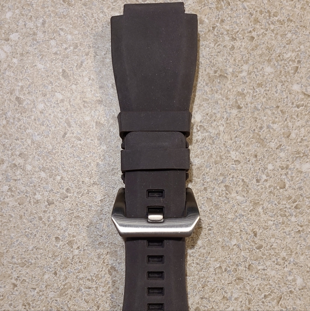 New Gray Silicone Watch Strap 24mm